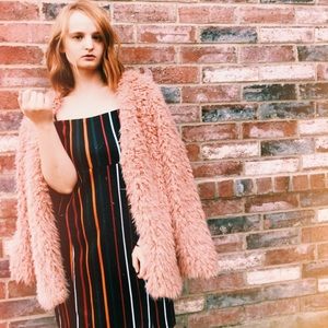 Shein Oversized Teddy Coat